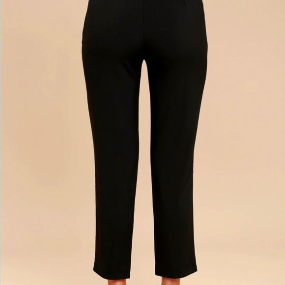 Lulu’s  Kick It black high waisted pants - Picture 4 of 9